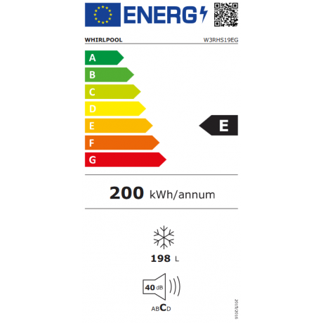 WHIRLPOOL W3RHS19EG Καταψύκτης Μπαούλο 198lt WHIRLPOOL W3RHS19EG Καταψύκτης Μπαούλο 198lt